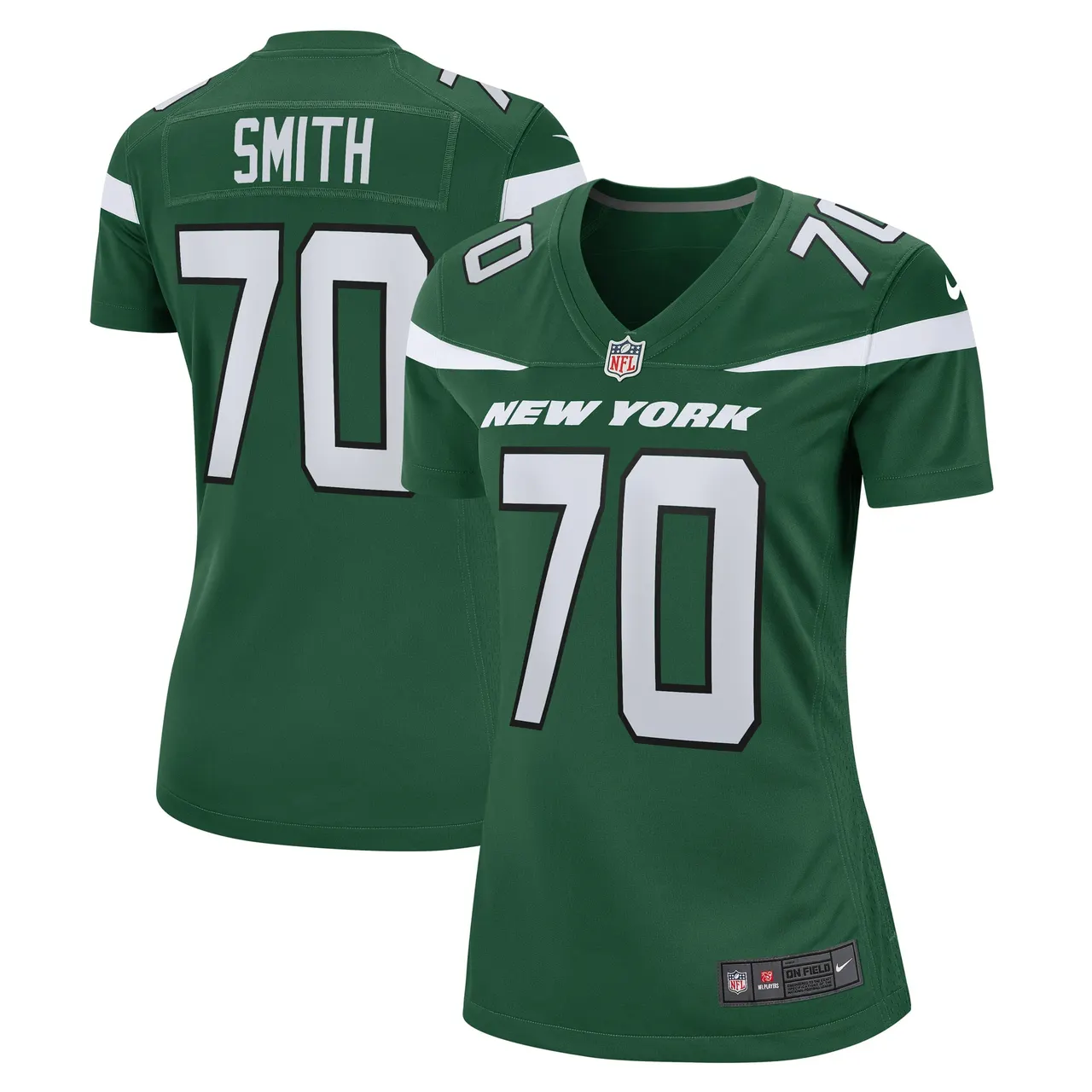 Eric Smith New York Jets Nike Women's Game Player Jersey - Gotham Green - Image 2