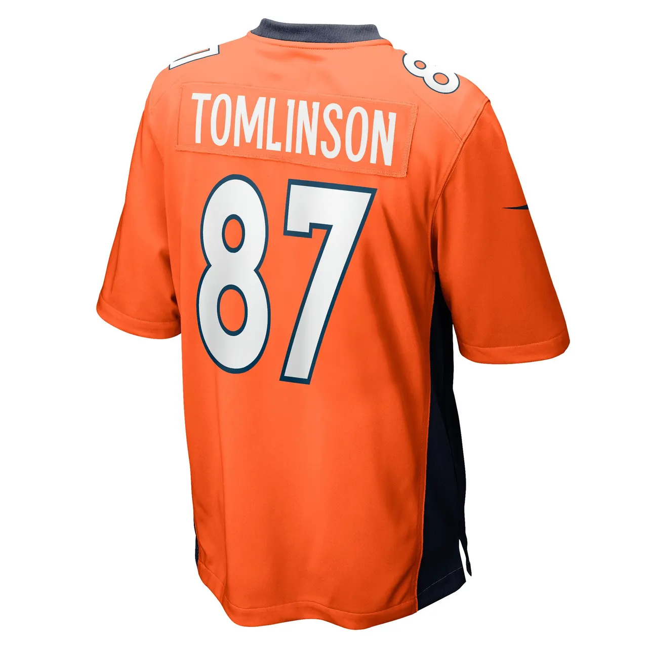 Eric Tomlinson Denver Broncos Nike Game Player Jersey - Orange - Image 4