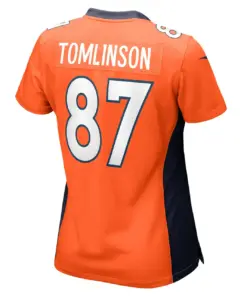 Eric Tomlinson Denver Broncos Nike Women's Game Player Jersey - Orange - Image 4