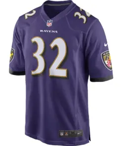 Eric Weddle Baltimore Ravens Nike Youth Game Jersey - Purple - Image 2