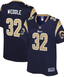 Eric Weddle Los Angeles Rams NFL Pro Line Women's Primary Player Jersey - Navy