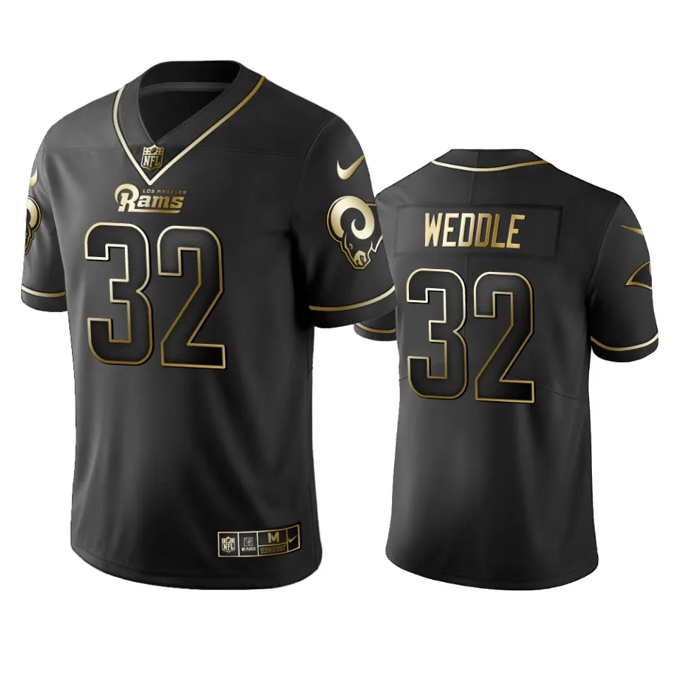 Eric Weddle Los Angeles Rams Nike Golden Edition Vapor Limited Jersey - Black