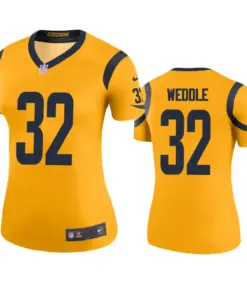 Eric Weddle Los Angeles Rams Nike Women's Color Rush Legend Jersey - Gold