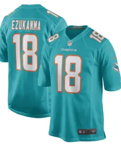 Erik Ezukanma Miami Dolphins Nike Game Player Jersey - Aqua