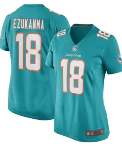 Erik Ezukanma Miami Dolphins Nike Women's Game Player Jersey - Aqua - Image 2