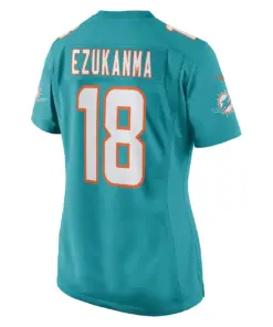 Erik Ezukanma Miami Dolphins Nike Women's Game Player Jersey - Aqua - Image 4