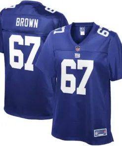 Evan Brown New York Giants NFL Pro Line Women's Player Jersey - Royal Blue