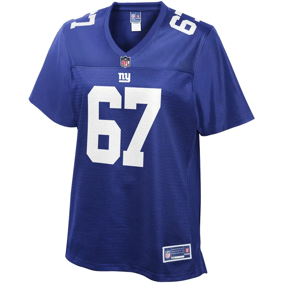 Evan Brown New York Giants NFL Pro Line Women's Player Jersey - Royal Blue - Image 2