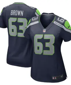 Evan Brown Seattle Seahawks Nike Women's Game Jersey - College Navy