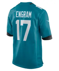 Evan Engram Jacksonville Jaguars Nike Game Jersey - Teal - Image 3