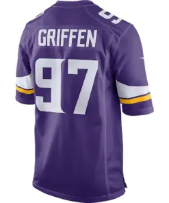 Everson Griffen Minnesota Vikings Nike Game Jersey - Purple - Image 3