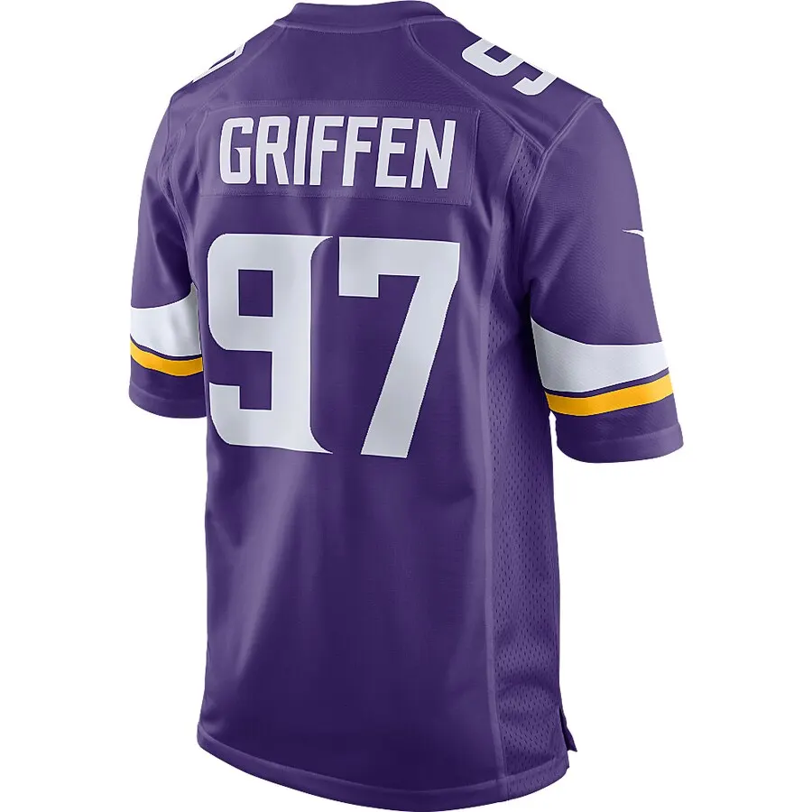Everson Griffen Minnesota Vikings Nike Game Jersey - Purple - Image 3