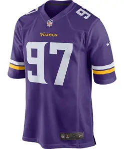 Alternative view of Everson Griffen Minnesota Vikings Nike Game Jersey - Purple