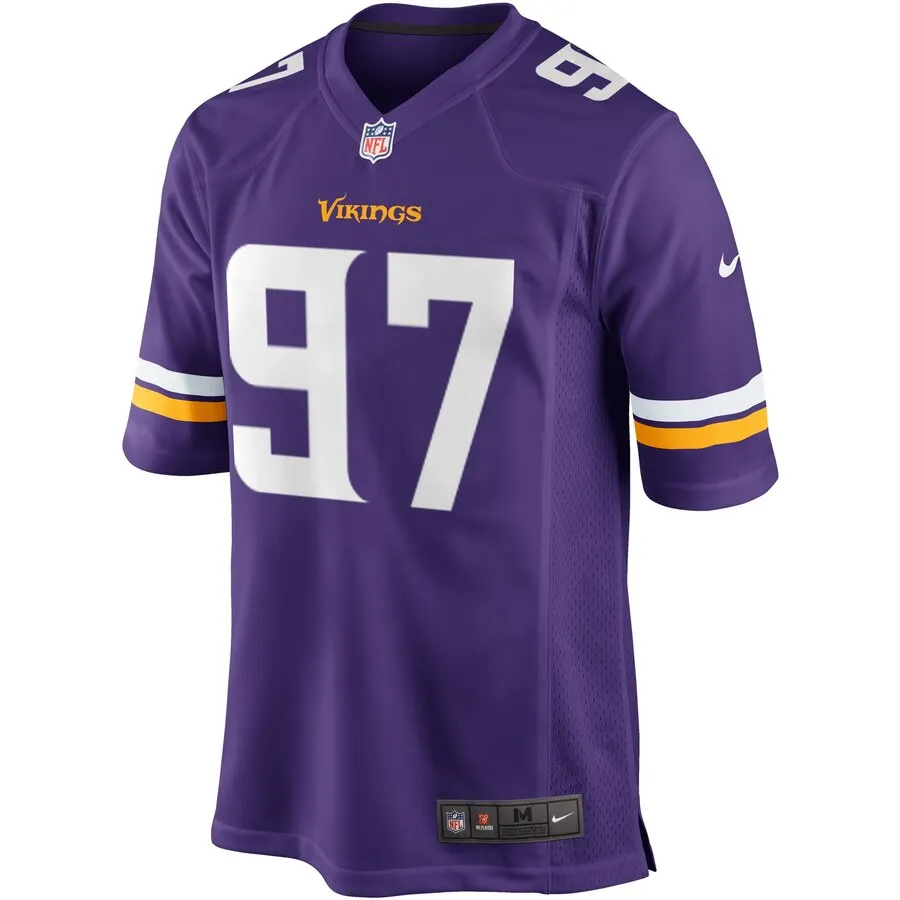 Everson Griffen Minnesota Vikings Nike Youth Team Color Game Jersey - Purple - Image 2