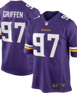 Everson Griffen Minnesota Vikings Nike Youth Team Color Game Jersey - Purple