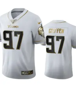 Everson Griffen Minnesota Vikings Nike 100th Season Golden Edition Jersey - White