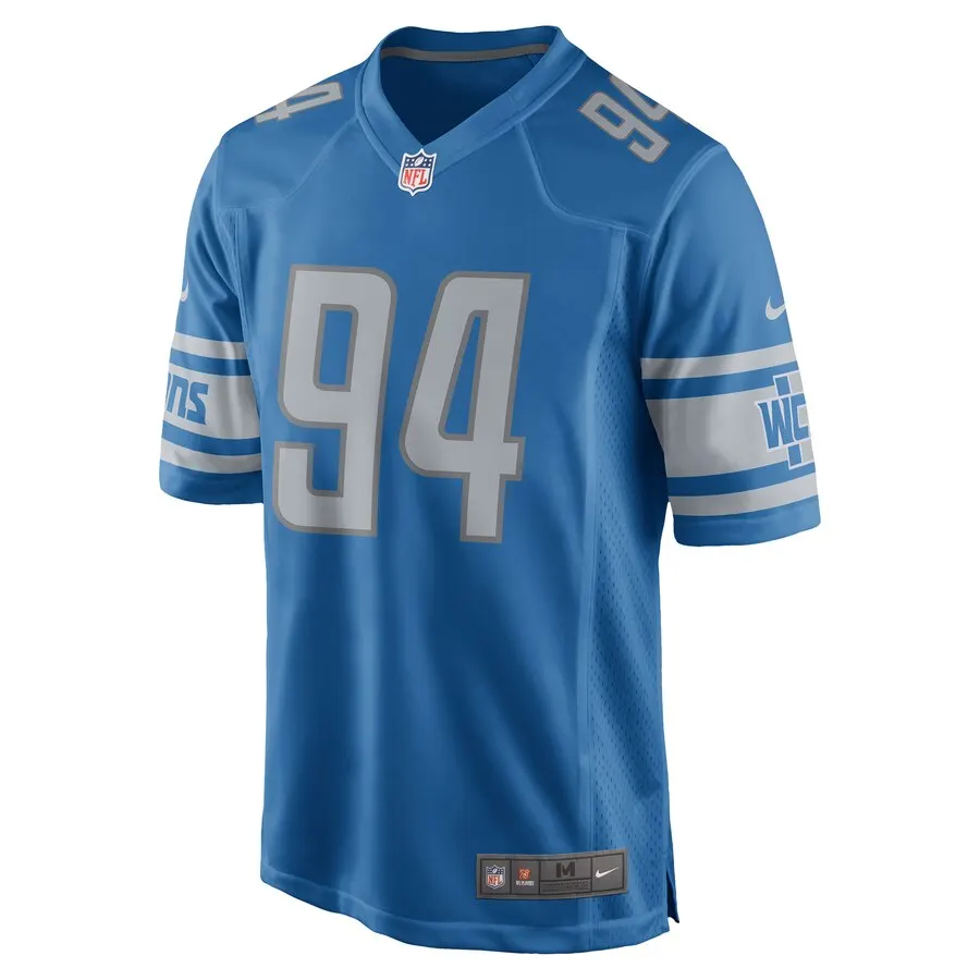 Ezekiel Ansah Detroit Lions Nike Youth 2017 Game Jersey - Powder Blue - Image 2