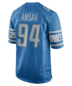 Ezekiel Ansah Detroit Lions Nike Youth 2017 Game Jersey - Powder Blue - Image 3