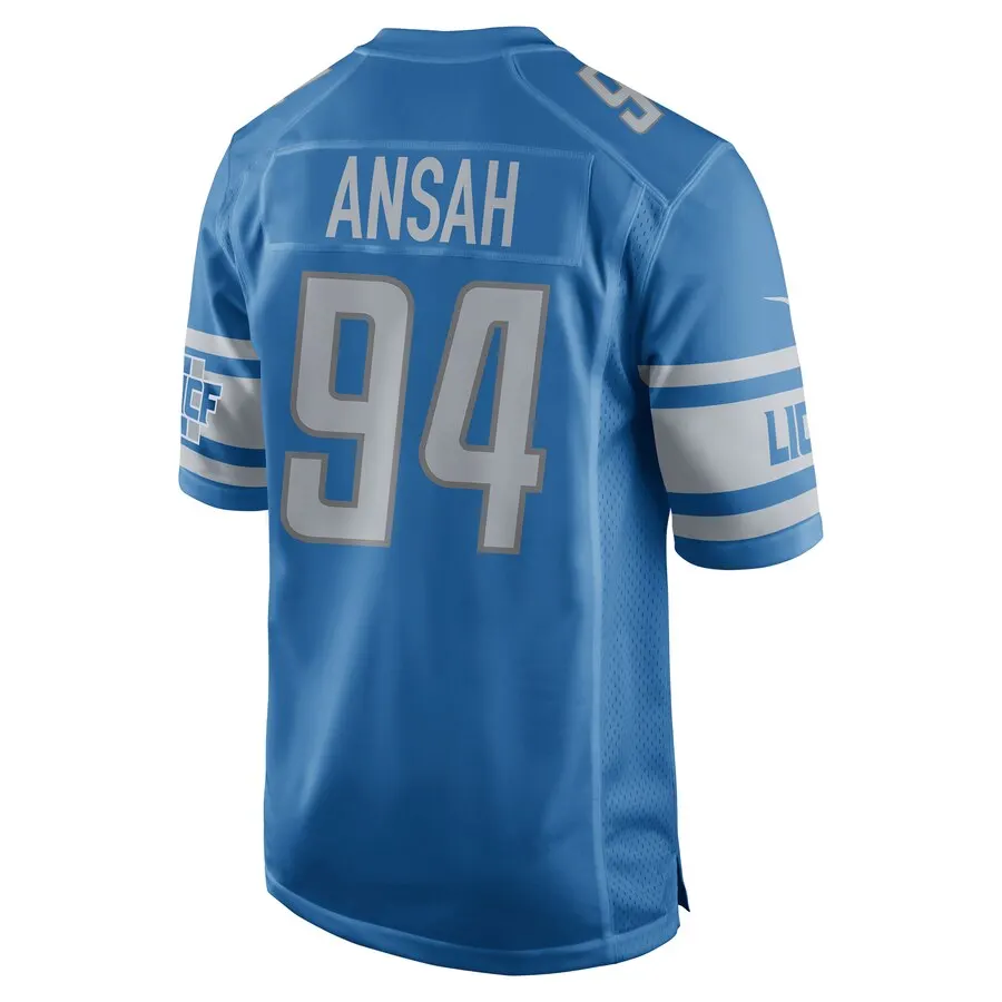 Ezekiel Ansah Detroit Lions Nike Youth 2017 Game Jersey - Powder Blue - Image 3