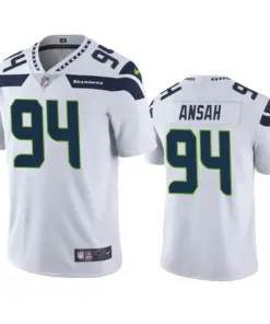 Ezekiel Ansah Seattle Seahawks Nike Vapor Limited Jersey - White