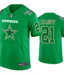 Ezekiel Elliott Dallas Cowboys Nike St. Patrick's Day Jersey - Kelly Green