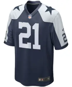 Ezekiel Elliott Dallas Cowboys Nike Alternate Game Jersey - White - Image 9