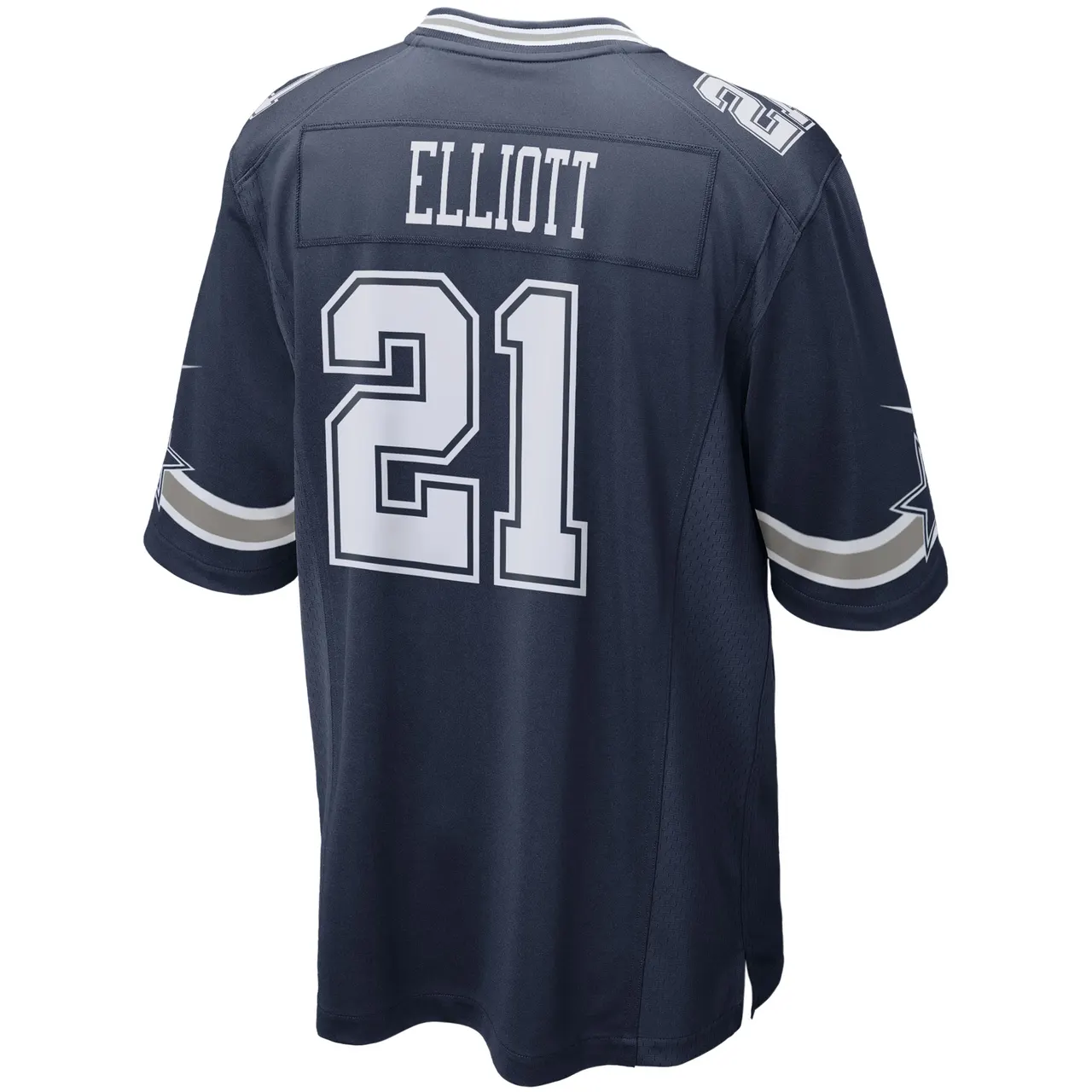 Ezekiel Elliott Dallas Cowboys Nike Alternate Game Jersey - White - Image 7