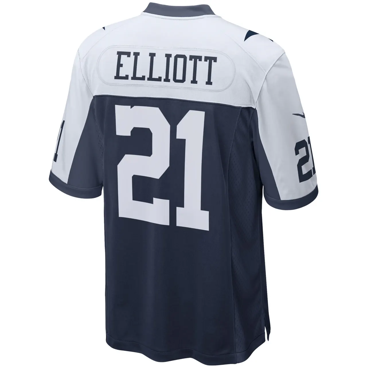 Ezekiel Elliott Dallas Cowboys Nike Alternate Game Jersey - White - Image 10