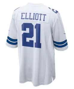 Ezekiel Elliott Dallas Cowboys Nike Alternate Team Game Jersey - Navy - Image 7