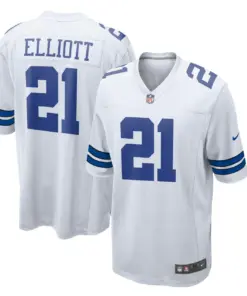 Ezekiel Elliott Dallas Cowboys Nike Alternate Team Game Jersey - Navy - Image 11