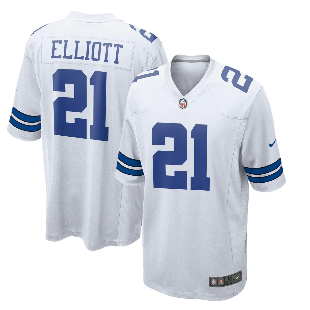 Ezekiel Elliott Dallas Cowboys Nike Alternate Team Game Jersey - Navy - Image 15