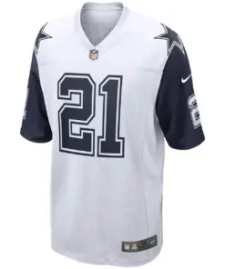 Ezekiel Elliott Dallas Cowboys Nike Alternate Team Game Jersey - Navy - Image 9