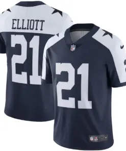 Ezekiel Elliott Dallas Cowboys Nike Alternate Vapor Limited Jersey - Navy