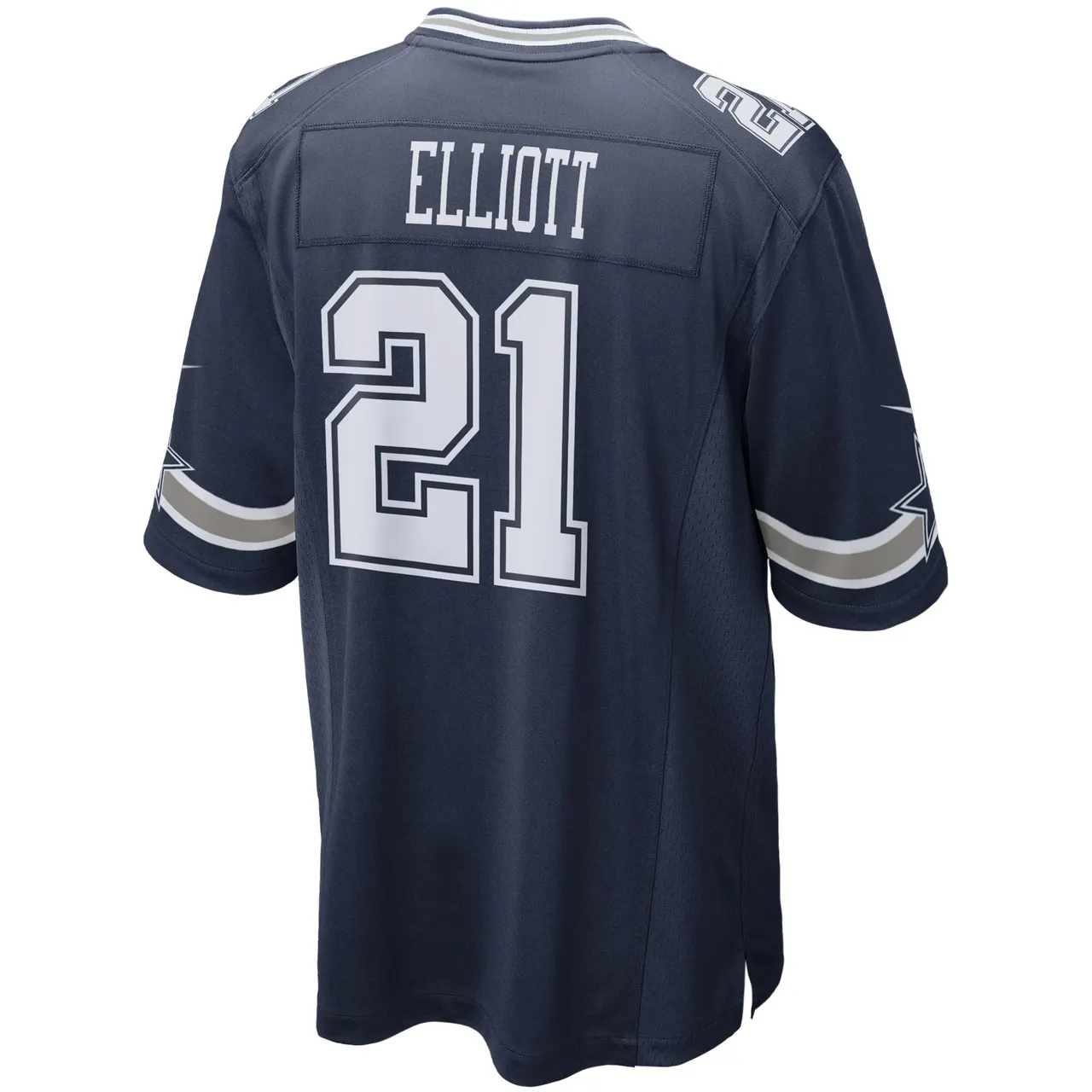 Ezekiel Elliott #21 Dallas Cowboys Nike Team Game Jersey - Navy - Image 4