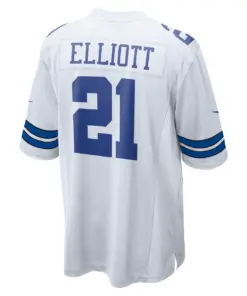 Ezekiel Elliott #21 Dallas Cowboys Nike Team Game Jersey - Navy - Image 10