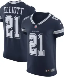 Ezekiel Elliott Dallas Cowboys Nike Vapor Elite Jersey - White - Image 5
