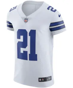 Ezekiel Elliott Dallas Cowboys Nike Vapor Elite Jersey - White - Image 3