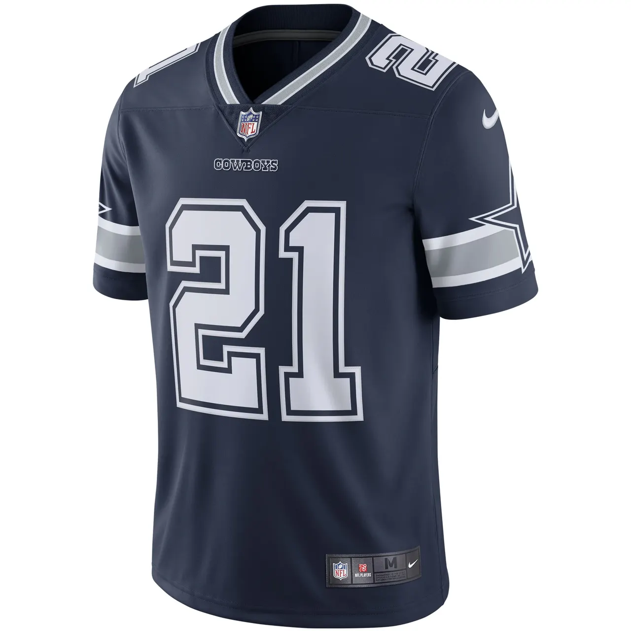 Ezekiel Elliott Dallas Cowboys Nike Vapor Limited Player Jersey - White - Image 9
