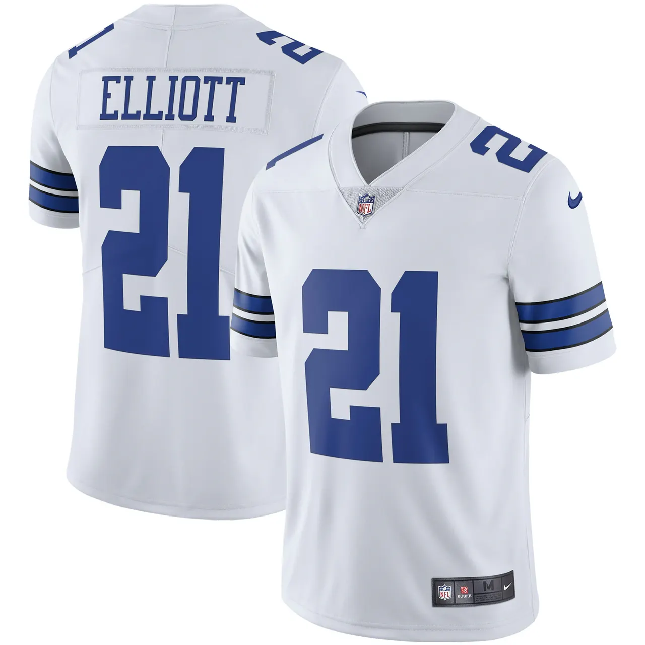 Ezekiel Elliott Dallas Cowboys Nike Vapor Limited Player Jersey - White - Image 2