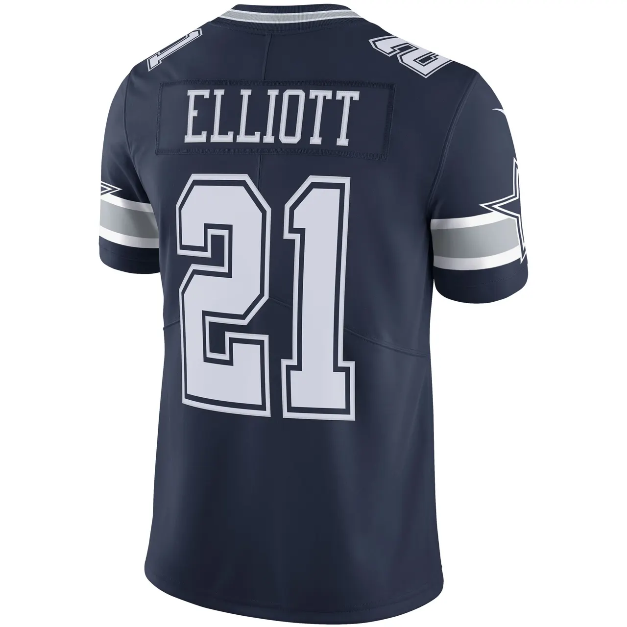 Ezekiel Elliott Dallas Cowboys Nike Vapor Limited Player Jersey - White - Image 10