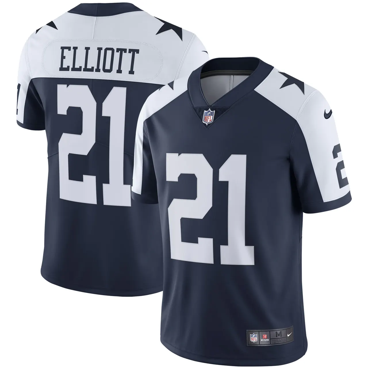 Ezekiel Elliott Dallas Cowboys Nike Vapor Limited Player Jersey - White - Image 16