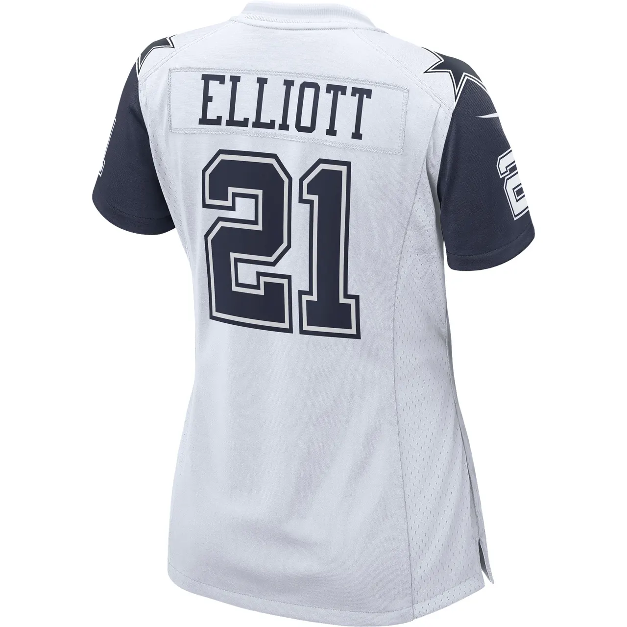 Ezekiel Elliott Dallas Cowboys Nike Women's Alternate Game Jersey - White - Image 4