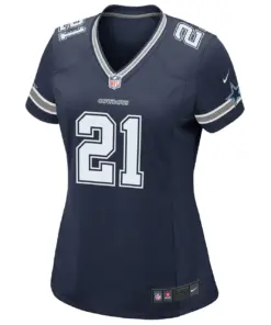Ezekiel Elliott Dallas Cowboys Nike Women's Alternate Game Jersey - White - Image 6