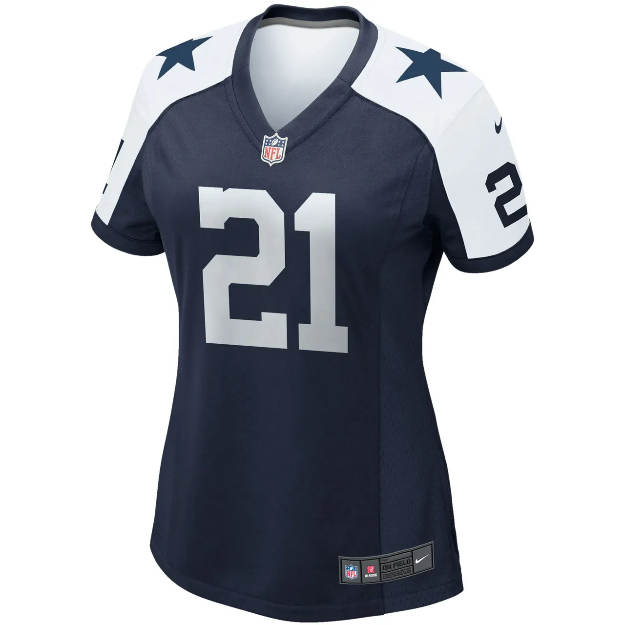 Ezekiel Elliott Dallas Cowboys Nike Women's Alternate Game Jersey - White - Image 9