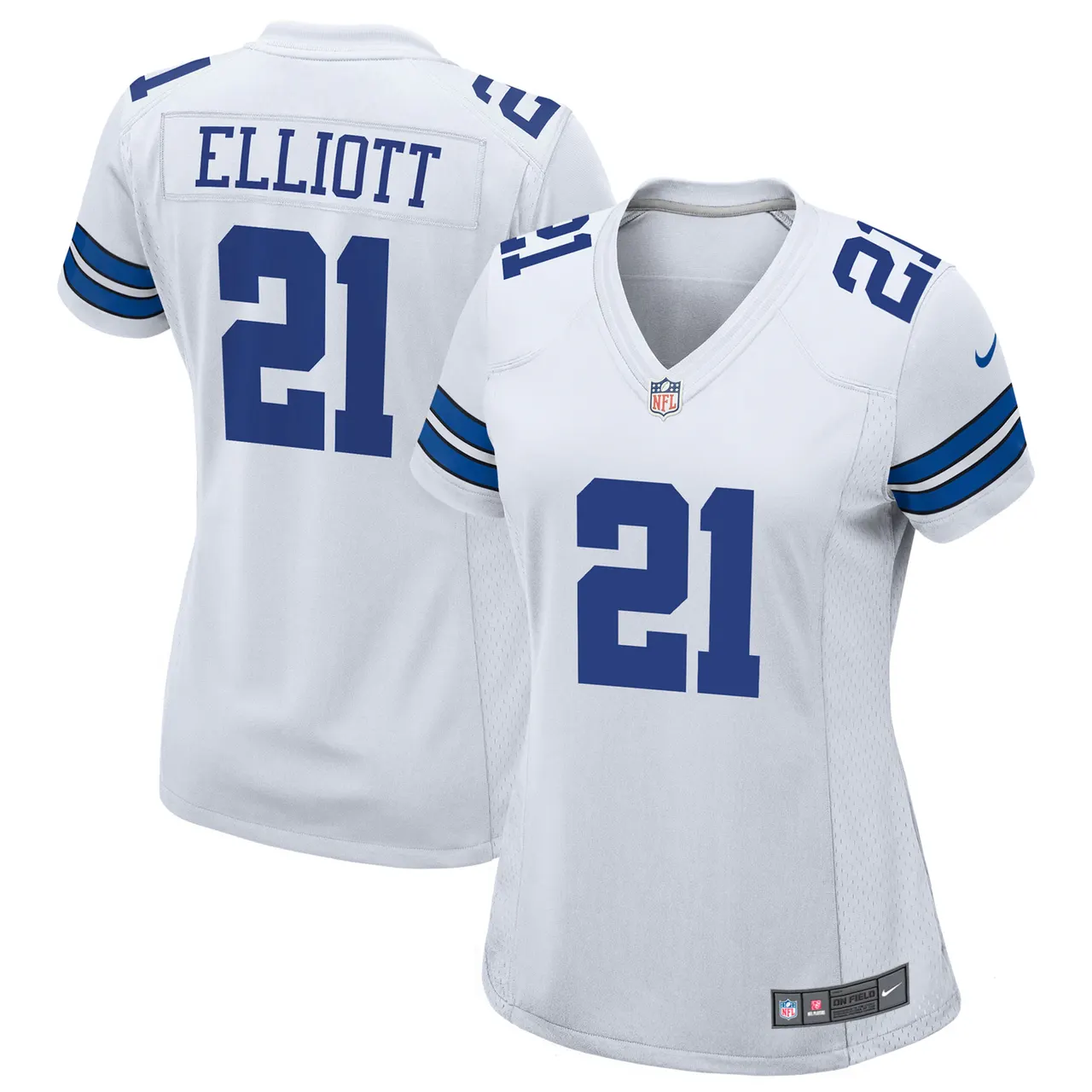 Ezekiel Elliott Dallas Cowboys Nike Women's Alternate Team Game Jersey - Navy - Image 13
