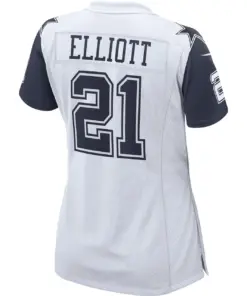 Ezekiel Elliott Dallas Cowboys Nike Women's Alternate Team Game Jersey - Navy - Image 10