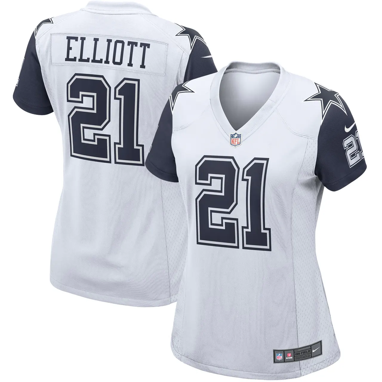 Ezekiel Elliott Dallas Cowboys Nike Women's Alternate Team Game Jersey - Navy - Image 18