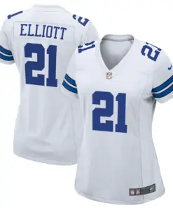Ezekiel Elliott Dallas Cowboys Nike Women's Alternate Team Game Jersey - Navy - Image 5