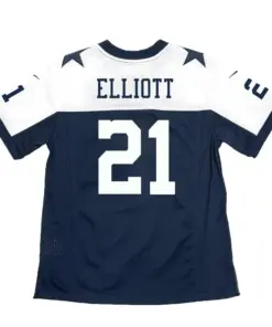 Ezekiel Elliott Dallas Cowboys Nike Youth Alternate Game Jersey - Navy - Image 3