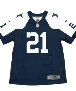 Alternative view of Ezekiel Elliott Dallas Cowboys Nike Youth Alternate Game Jersey - Navy